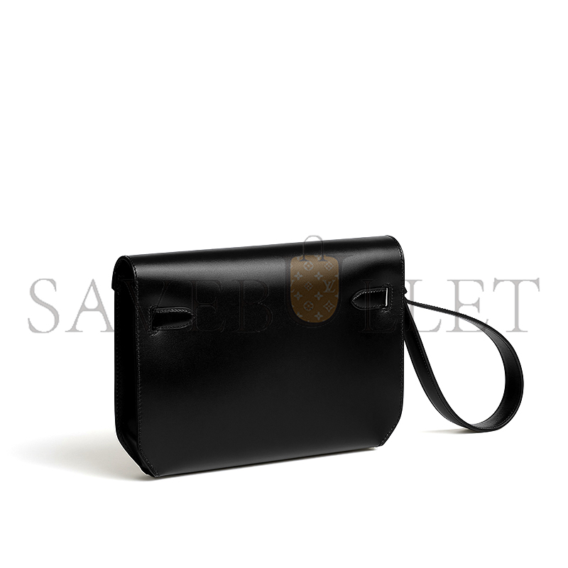 H**me5 kelly depeches 25 monochrome pouch box black pvd h084870ch89 (25*20*4cm)